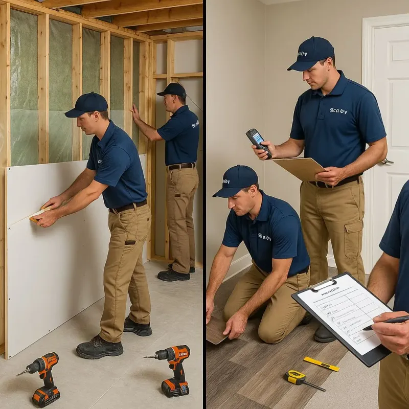 Repairs and Reconstruction process in Webster, NY